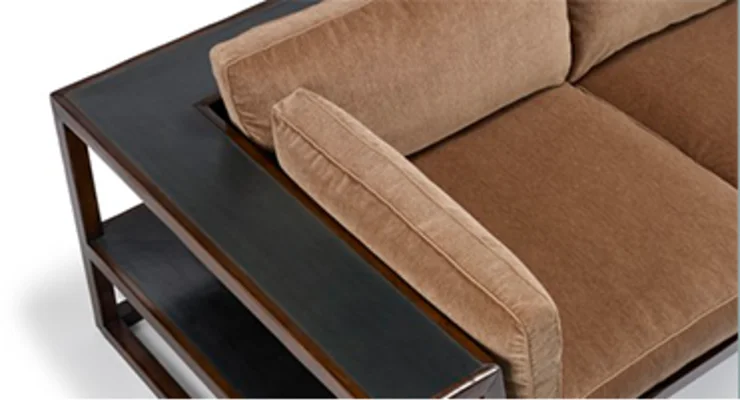 brown sofa